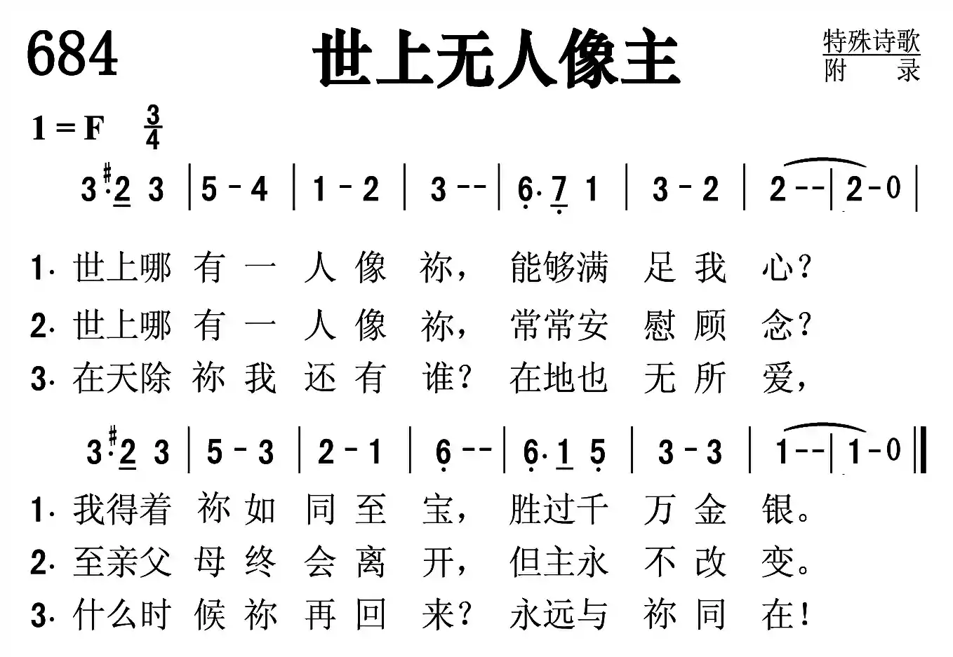 世上无人像主