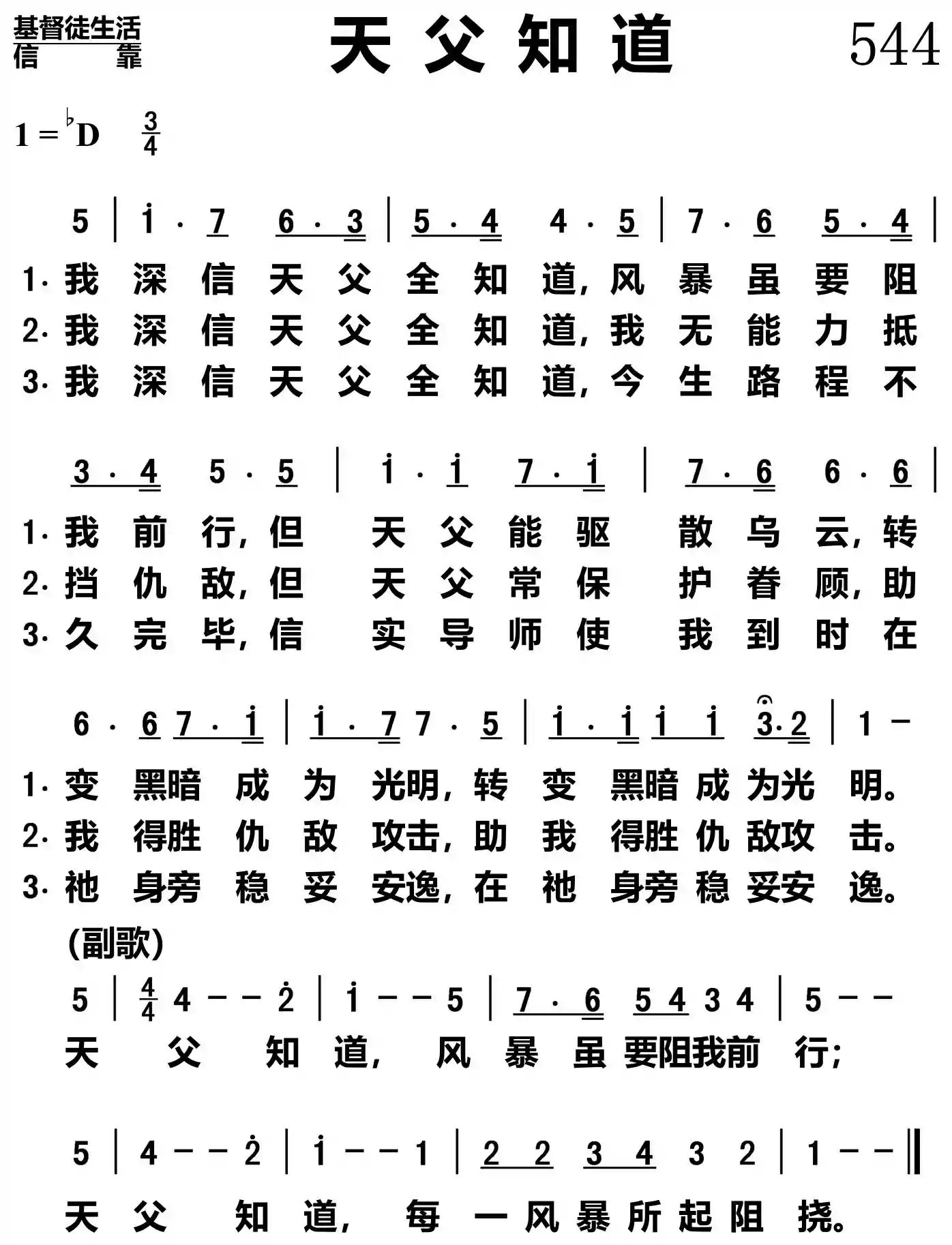 天父知道